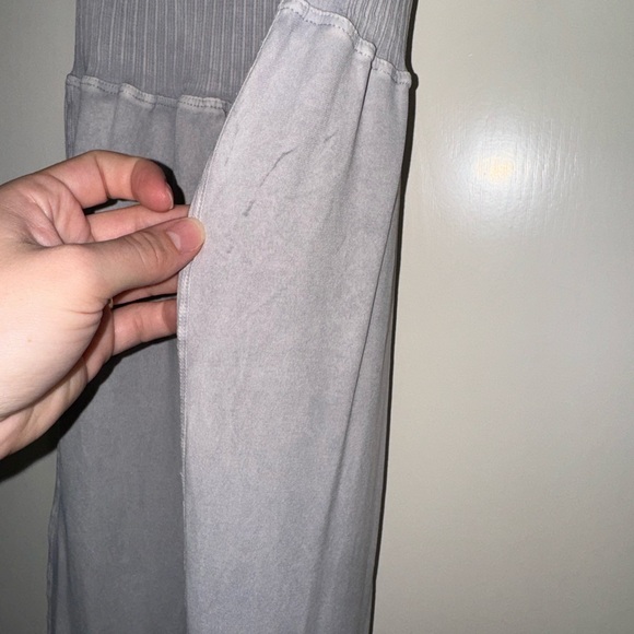 Free People Movement Good Karma Flared Onesie Iced Grey XS/S - Picture 9 of 9